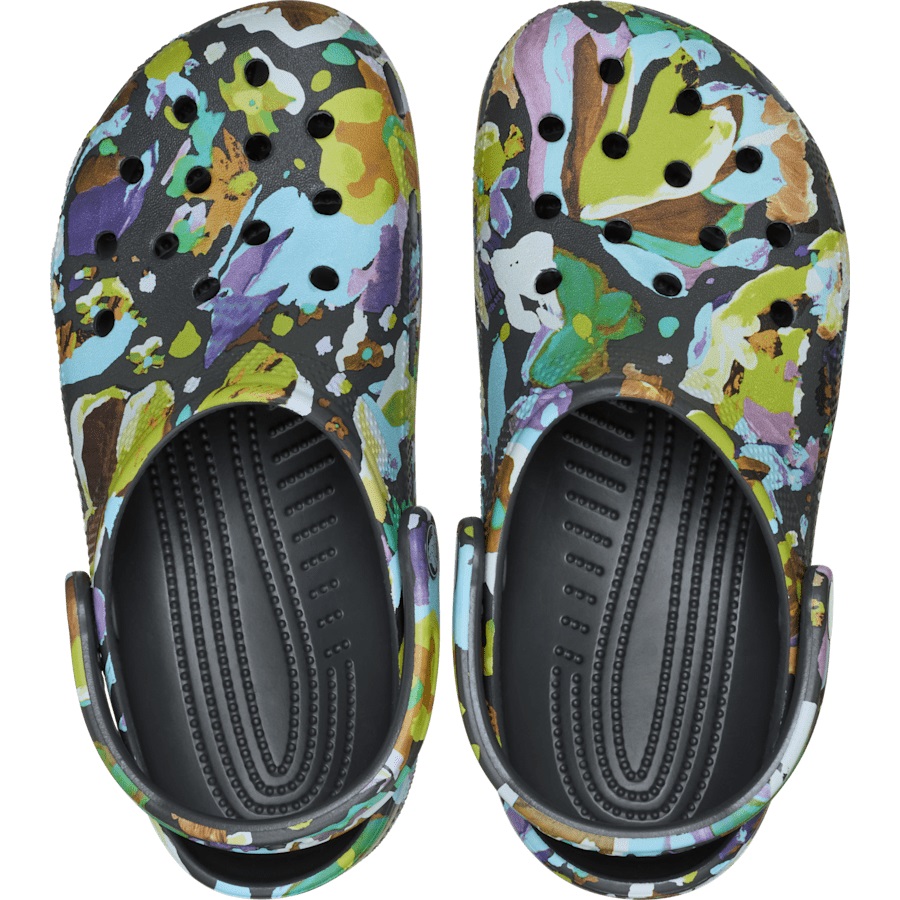 Classic Painted Floral Clog - Image 3