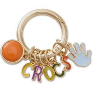 Crafted Crocs Ring Keychain