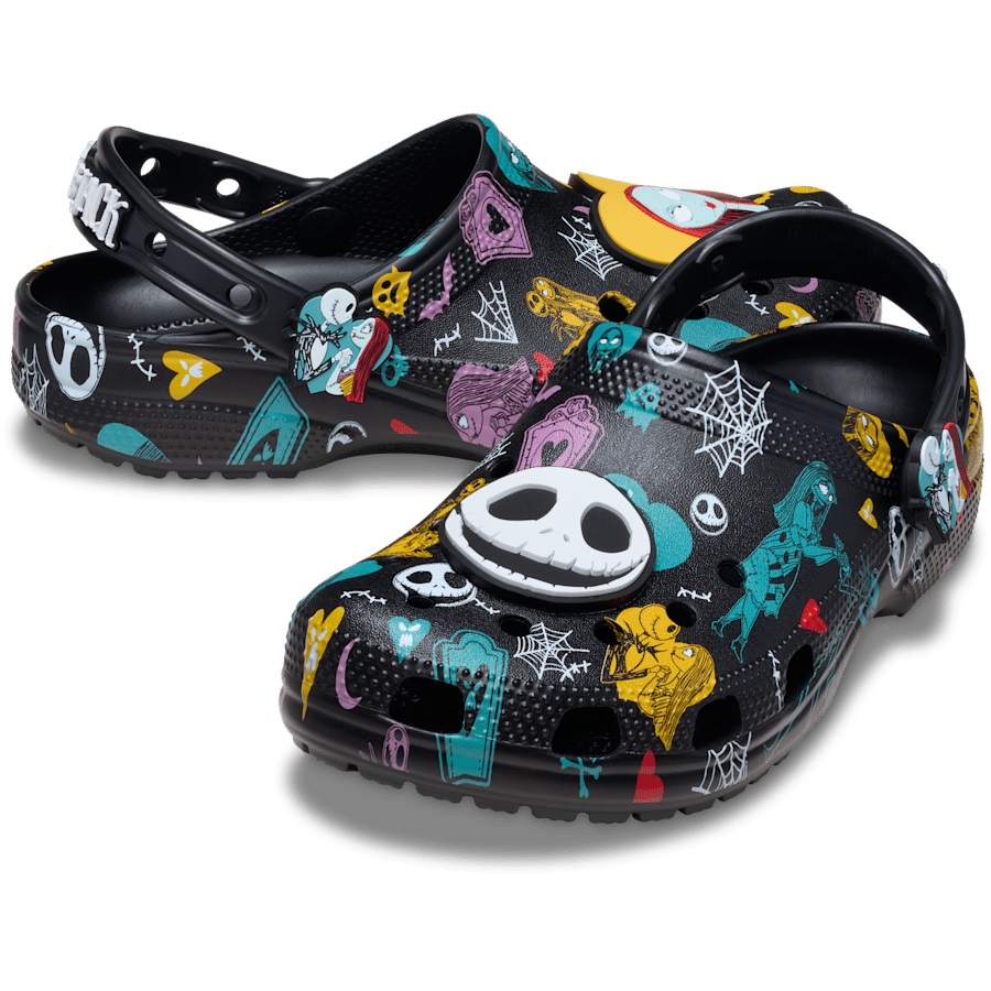 Disney Tim Burton's The Nightmare Before Christmas Jack and Sally Classic Clog - Image 2