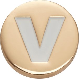 Gold Letter V