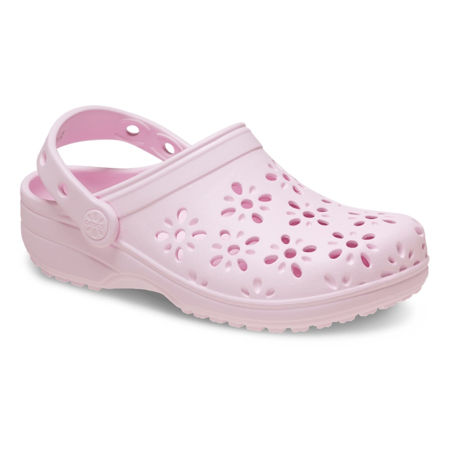 Kids' Classic Floral Cut-Out Clog - Image 4