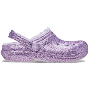 Kids' Classic Lined Chunky Glitter Clog