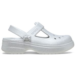 Kids' Classic Mary Jane Bow Glitter Clog