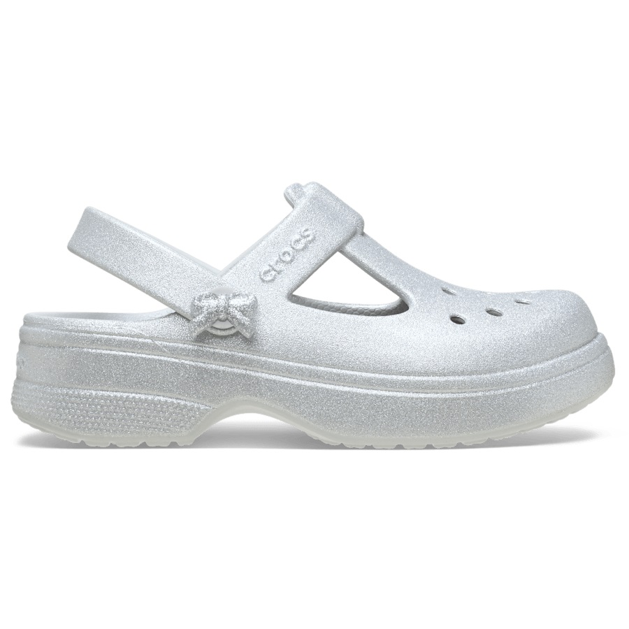 Kids' Classic Mary Jane Bow Glitter Clog
