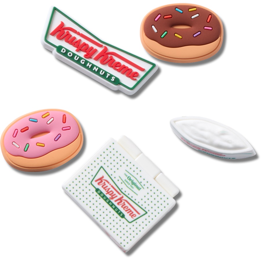 Krispy Kreme Crocs 5 Pack Jibbitz