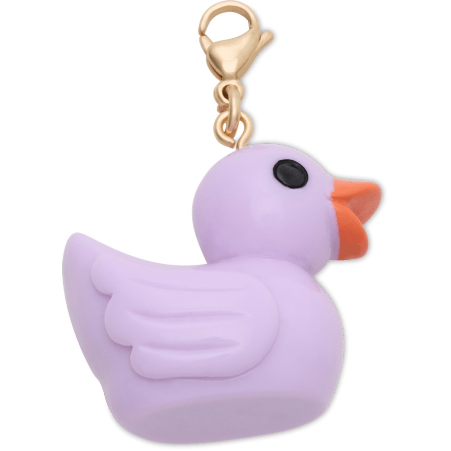 Purple Rubber Duck Charm