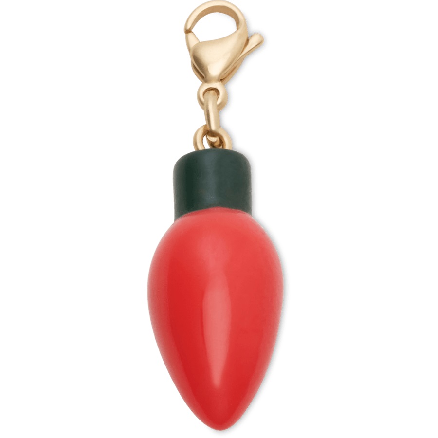 Red Holiday Light Charm