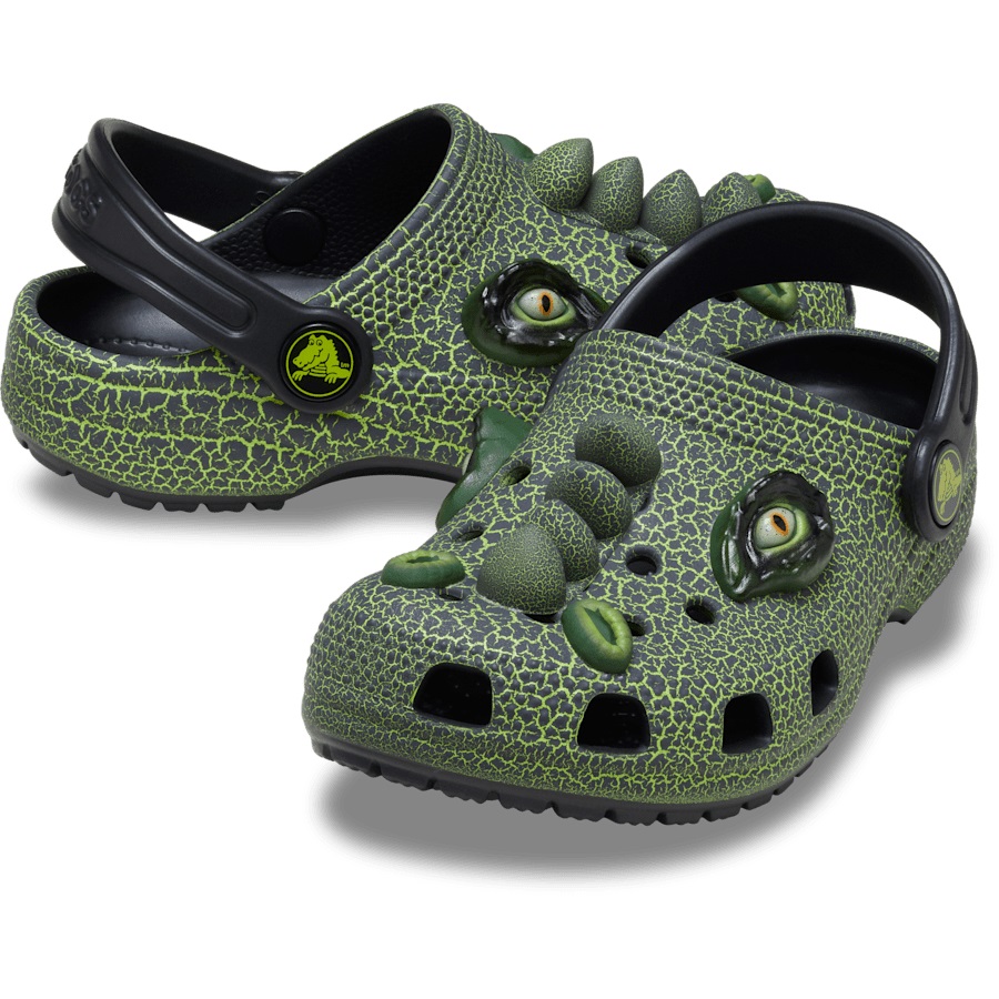 Toddler Classic IAM Scary Dino Clog - Image 2