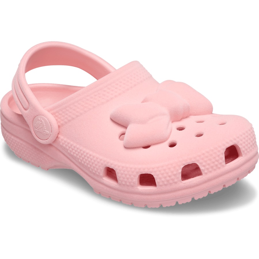 Toddler Classic Velvet Bow Clog - Image 4
